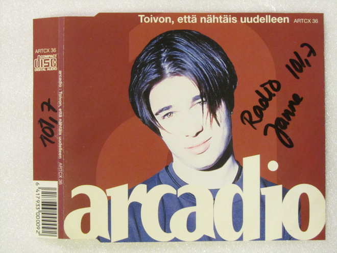 Arcadio • Toivon, Että Nähtäis Uudelleen CD Maxi-Single