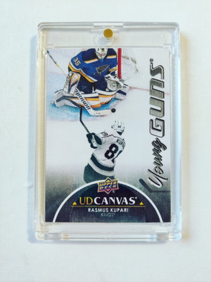 21-22 UD Young Guns Black Canvas - Rasmus Kupari