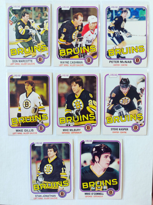 81-82 Opc - Boston Bruins 8kpl