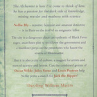 Carol McCleary: The Alchemy of murder - pikkukuva 2