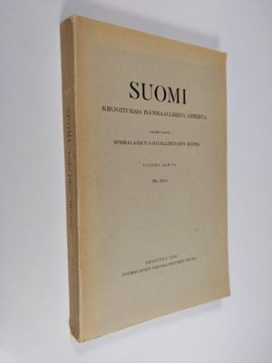 Suomi : Kirjoituksia isänmaallisista aineista. Viides jak...