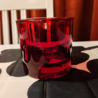 Marimekko/ Iittala Kivi kynttilälyhty 80 mm punainen - pikkukuva 1