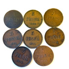 5 penniä 1873, 1899, 1906, 1911, 1914, 1915 ja 1916 - pikkukuva 1