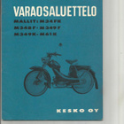 Monark 1961 varaosa-vihkonen, tässä ei koneen osiota - pikkukuva 1