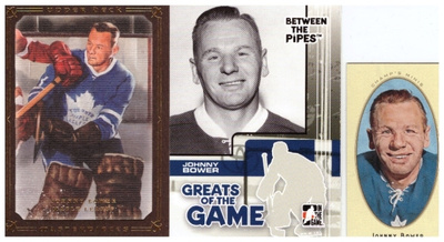 3 x Legenda Mv JOHNNY BOWER Toronto Maple Leafs