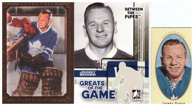 3 x Legenda Mv JOHNNY BOWER Toronto Maple Leafs