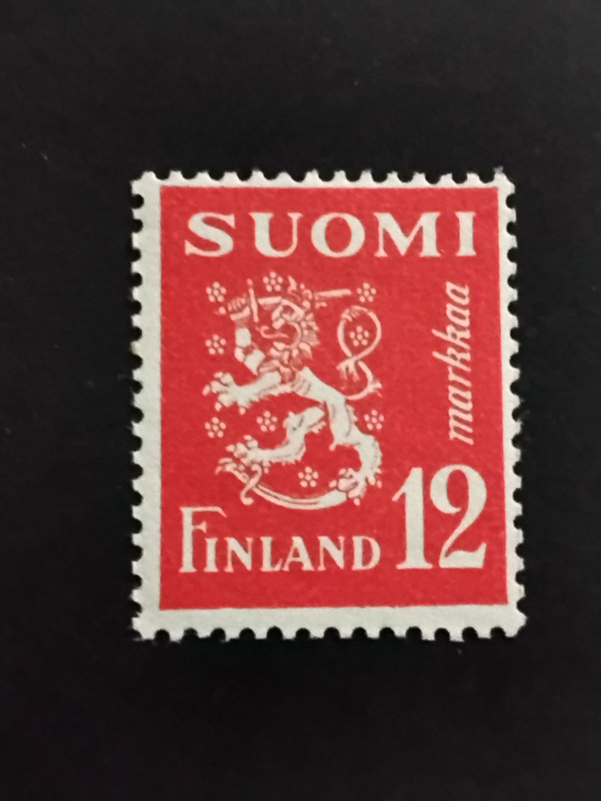 1950 punainen 12mk**