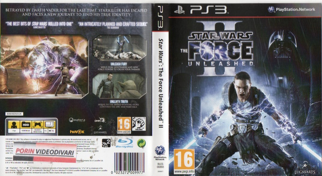 Star Wars Force Unleashed 2	(650)	k		PS3					seikkailu toimi