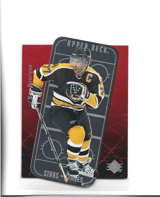 RAY BOURQUE - BOSTON - 1995-96 SP STARS -ETOILE #E-3 DIE CUT