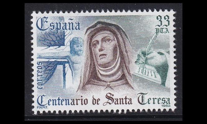Espanja 2560 ** Pyhä Teresa Ávilalainen (1982)