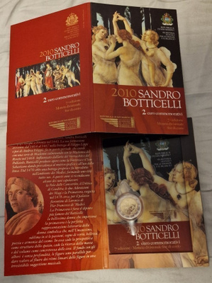 San Marino 2010 Botticelli 2e juhlaraha