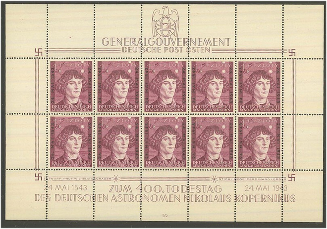 Saksa Gen.-Gouverment Mi 104 pienoisarkki ++