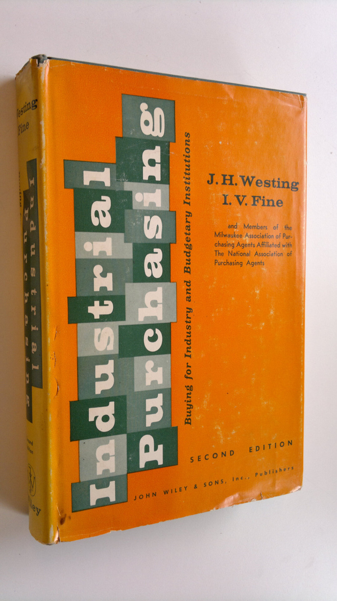 J. H. Westing : Industrial purchasing : buying for indust...