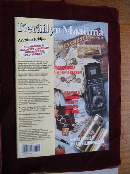Keräilyn Maailma-lehti 4/96