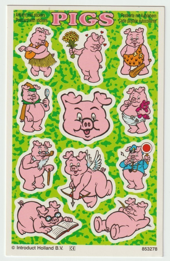 Sticker Fun - Pigs   (R)