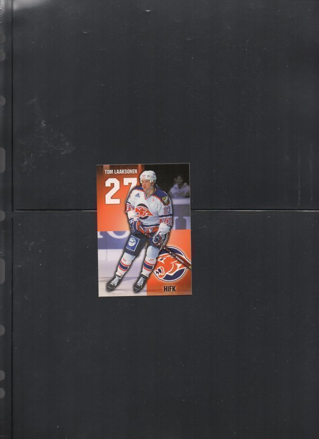 Jääkiekko kortti n:o 24 1999-2000 TOM LAAKSONEN