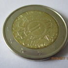 SUOMI 2012 2 € Kymmenen vuotta euroja (pillerissä) - pikkukuva 2