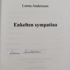 Leena Andersson : Enkelten sympatiaa (signeerattu) - pikkukuva 3