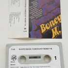 16 HITS MADE FAMOUS BY BONEY M.   C-KASETTI - pikkukuva 2
