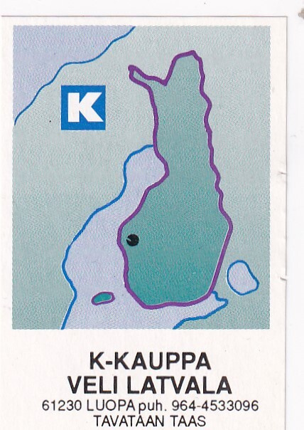 Luopa. Veli Latvala , Kesko, kartta s82