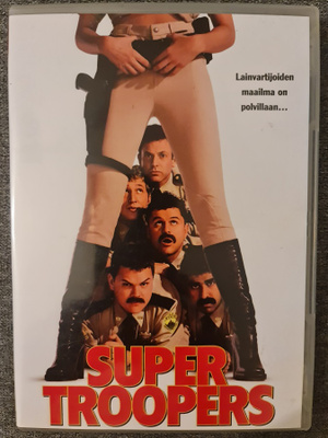 Super Troopers (2001) dvd, "Modern slap-stick"-klassikko