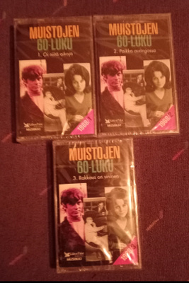 Muistojen -60 luku kasetit 3 kpl