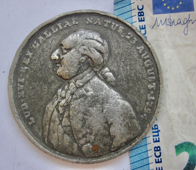 VANHA Mitali Ranska Kunigas Louis XVI Kuolema