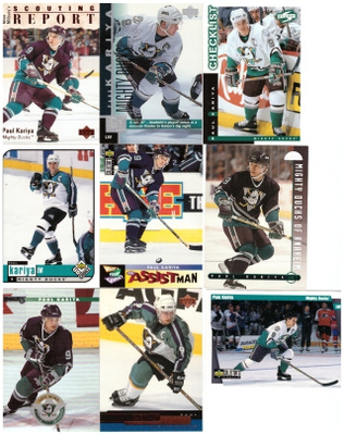 9 x PAUL KARIYA Mighty Ducks