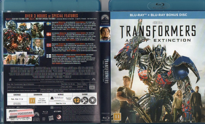TRANSFORMERS AGE OF EXTINCTION	(15 762)	k	-FI-	BLU-RAY	(2)