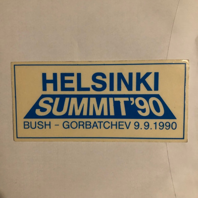 Helsinki Summit’90. Bush-Gorbatchev.