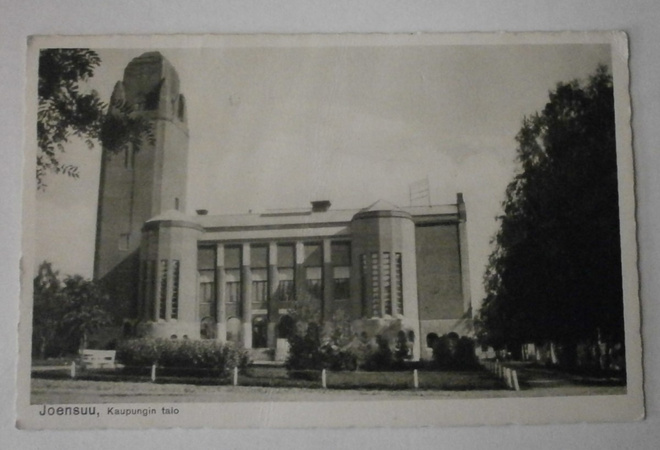 Joensuu, Kaupungin talo, vanha mv pk, p. 1930