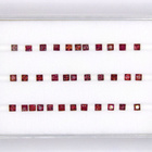Rubiini - pinkki safiiri 6.76 ct Tansania princess erä 36x - pikkukuva 1