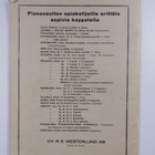 Martti Paavola : 97 harjoitelmaa pianolle : 1 - pikkukuva 2