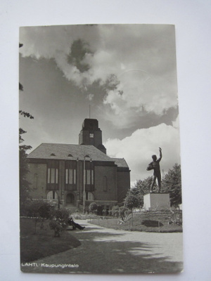 VANHA Postikortti Lahti 1938