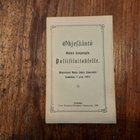 ohjesääntö Oulun kaupungin poliisilaitokselle v-1902 - pikkukuva 1