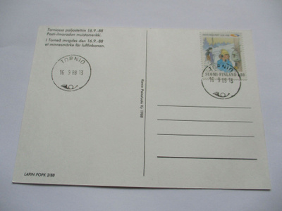 1988 Tornio ilmapostiradan muistolle