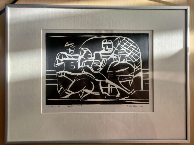 Maila Salo, Signeerattu Grafiikka 1996, 1/20 "Korkea maila"