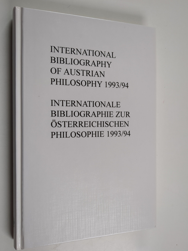 Thomas Binder ym. : International Bibliography of Austria...
