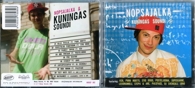 NOPSAJALKA . CD-LEVY . KUNINGAS SOUNDI