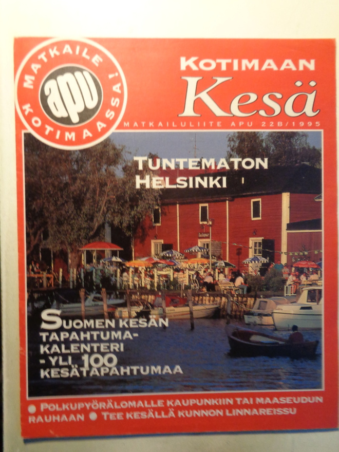 Kotimaan kesä - matkailuliite Apu 22B/1995 (12.8)