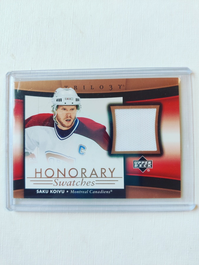 Saku Koivu - 05-06 Trilogy Honorary Swatches