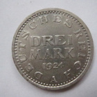 Saksa Weimar 3 mark 1924 A - pikkukuva 1