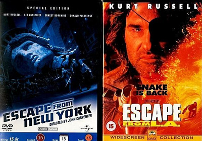 Pako New Yorkista + L.A.:sta, J Carpenter Kurt Russell SUOMI