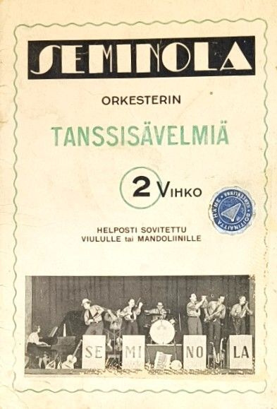 Seminola orkesterin tanssisävelmiä 2. vihko