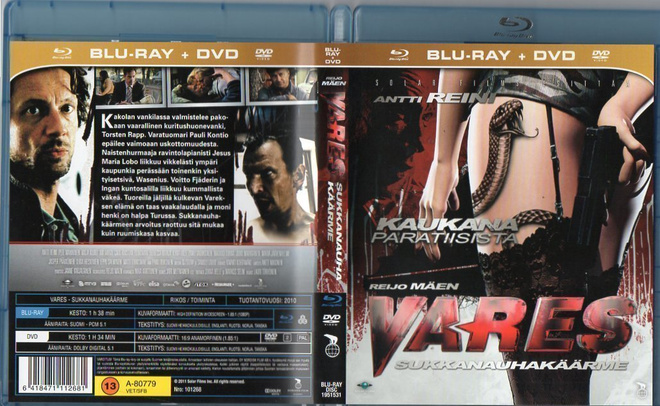 VARES SUKKANAUHAKÄÄRME	(40 831)	-FI-	BLUR+DVD	(2)