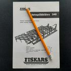 Fiskars latapiikkiäes 340 esite 50/60-luku - pikkukuva 1