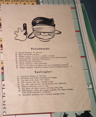 PELISÄÄNNÖT " KISSANHÄNTÄ PELI"
