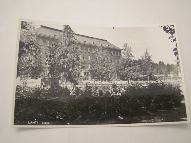 VANHA Postikortti Lahti 1950-l Alkup.Mallikappale