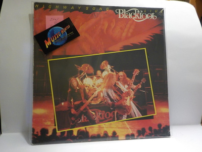BLACKFOOT - HIGHWAY SONG LIVE EX+/EX LP