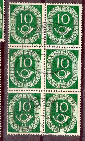 Länsi-Saksa Mi 128 6-ryhmä o
